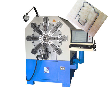 1 - 4 मिमी कार्बन स्टील सिस्टम के लिए 380V 50Hz 27KW कैमलेस सीएनसी स्प्रिंग मशीन
