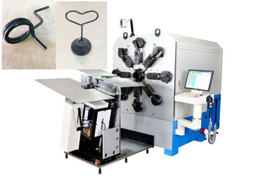 सीएनसी नियंत्रण प्रणाली के साथ उच्च गति दस अक्ष वसंत झुकने मशीन