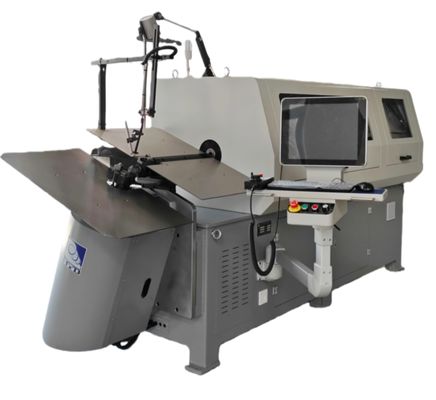 कंप्यूटर नियंत्रित स्प्रिंग वायर झुकने की मशीन और 2-8 मिमी स्टील तार के लिए बनाने की मशीन