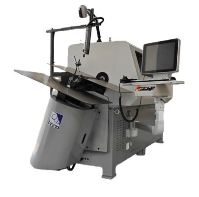 कंप्यूटर नियंत्रित स्प्रिंग वायर झुकने की मशीन और 2-8 मिमी स्टील तार के लिए बनाने की मशीन