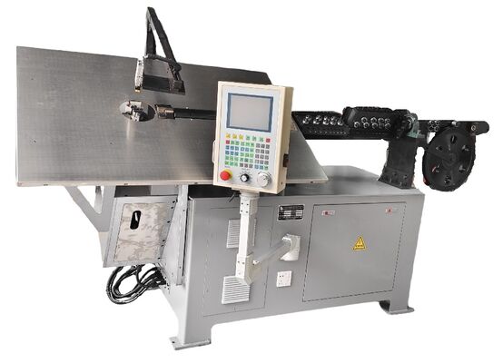 उच्च-सटीकता 2.5-10.0MM 2D ऑटो वायर बेंडिंग मशीन 4-5 एक्सिस रोटरी हेड मोटर के साथ ऑटोमोटिव उद्योग के लिए