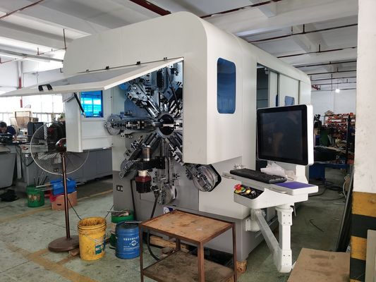 ऑटोमोबाइल सस्पेंशन स्प्रिंग कॉइलिंग मशीन 6.0 मिमी कैम्लेस सीएनसी स्प्रिंग मशीन