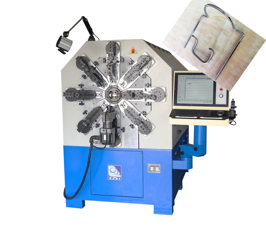 1 - 4 मिमी कार्बन स्टील सिस्टम के लिए 380V 50Hz 27KW कैमलेस सीएनसी स्प्रिंग मशीन